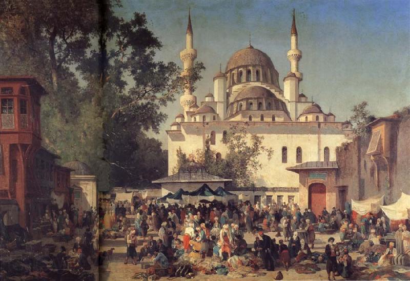 Germain-Fabius Brest View of Constantinople Spain oil painting art